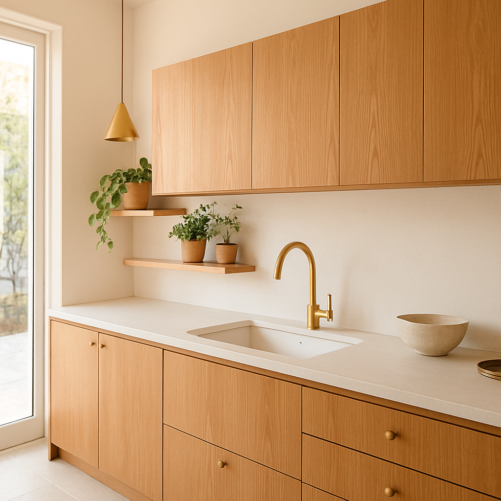 Cocina compartida moderna